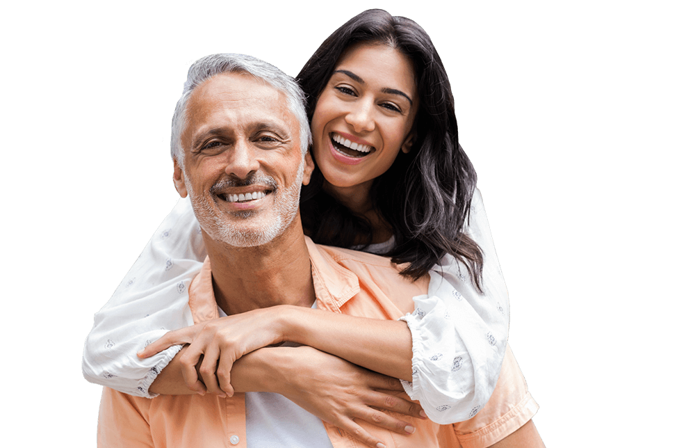 Image of couple smiling